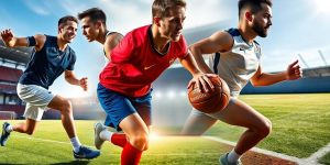 Vedete sportive românești în acțiune pe teren.