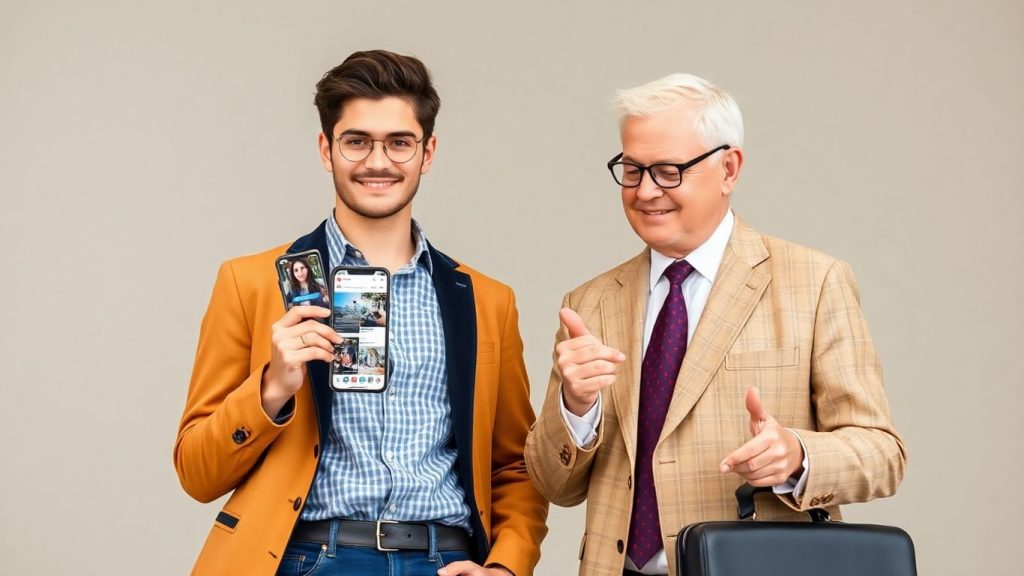 Cum ajung influenceri de 20 de ani să câștige mai mult decât oameni de afaceri cu experiență 1 Tineri influenceri versus oameni de afaceri experimentați.